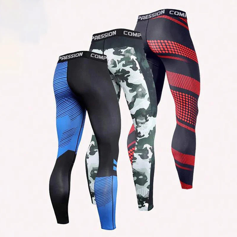 CoreFlex Men's Compression Training Leggings - Performance Sportswear