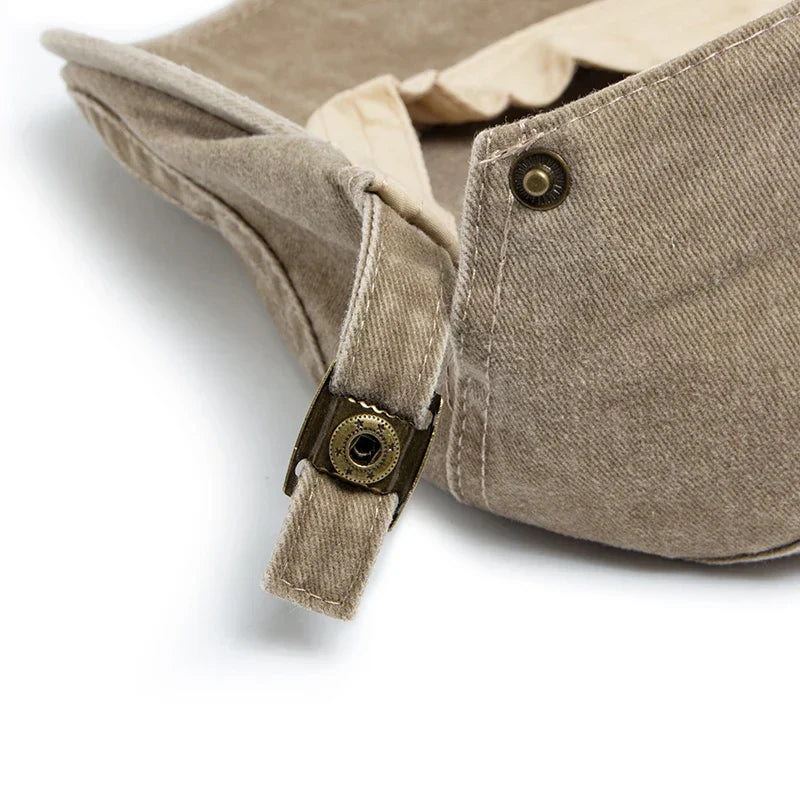 Vintage Buckle Cap – Classic Adjustable Retro-Style Hat