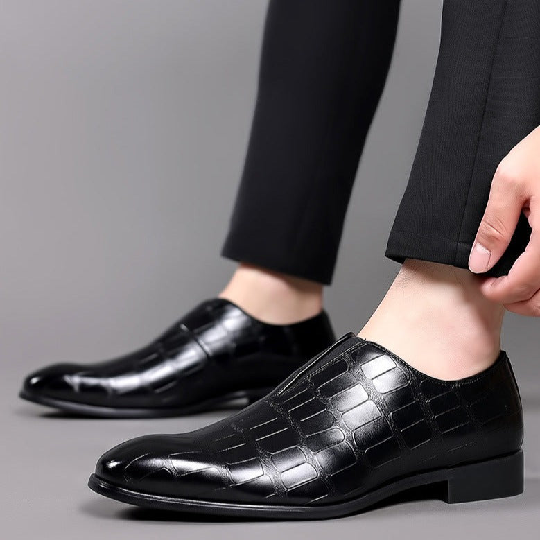 Sevilla Men’s Genuine Leather Loafers – Classic Slip-On Dress Shoes