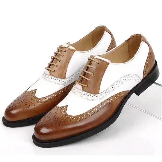 Classic Lace-Up Men’s Dress Shoes – Formal Business Leather Style