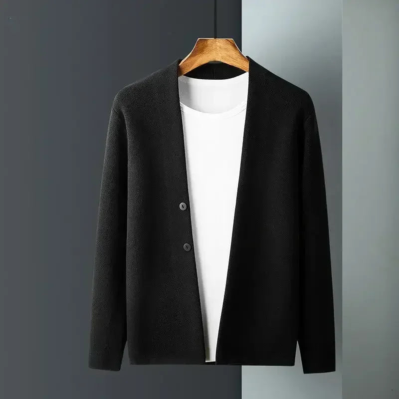 Enzo Cardigan – Men’s Classic Knit Button-Up Sweater