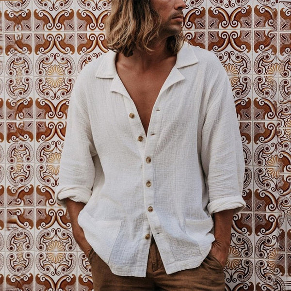 Spring Men Breeze Button Down Shirt