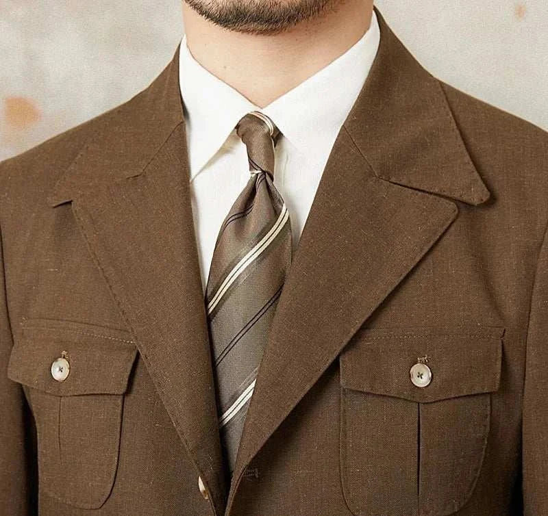 Old Money Vintage Coat for Men – Classic Autumn Jacket