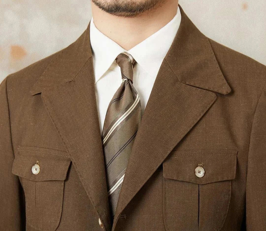 Old Money Vintage Coat for Men – Classic Autumn Jacket