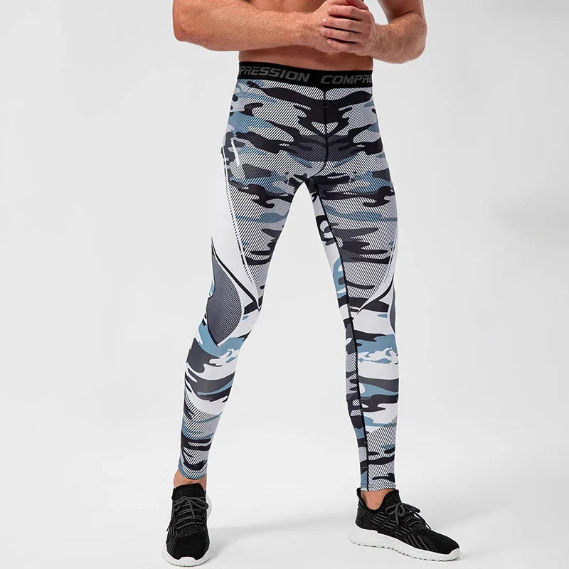 CoreFlex Men's Compression Training Leggings - Performance Sportswear