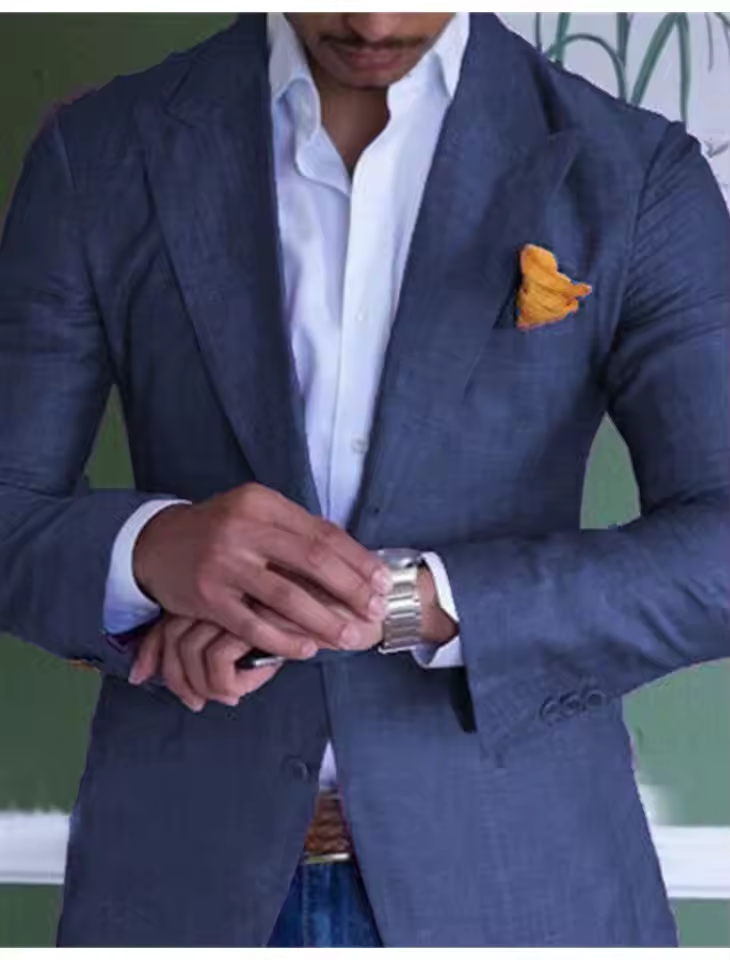 Men’s Slim Fit Linen Blazer – Lightweight, Breathable & Versatile