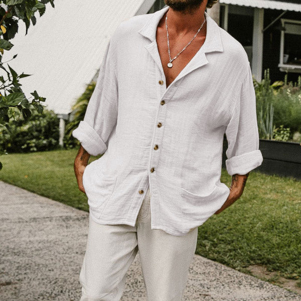 Spring Men Breeze Button Down Shirt