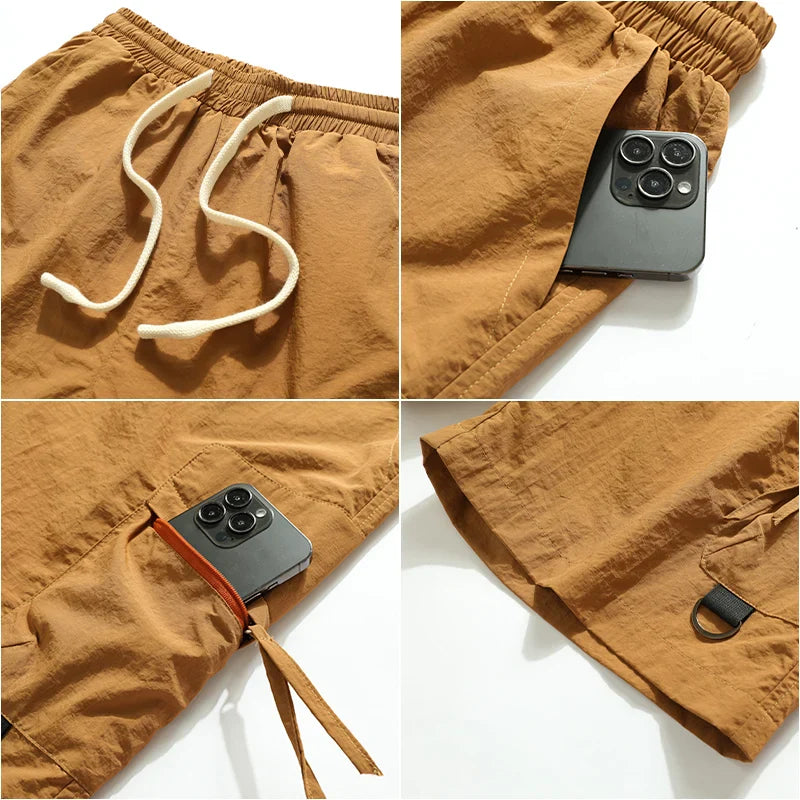 Dave Wellington Men Summer Cargo Shorts