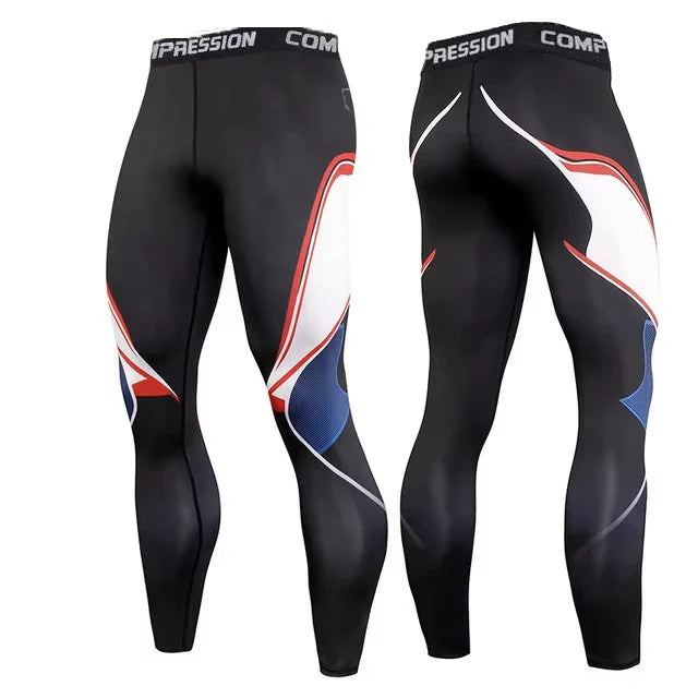 CoreFlex Men's Compression Training Leggings - Performance Sportswear