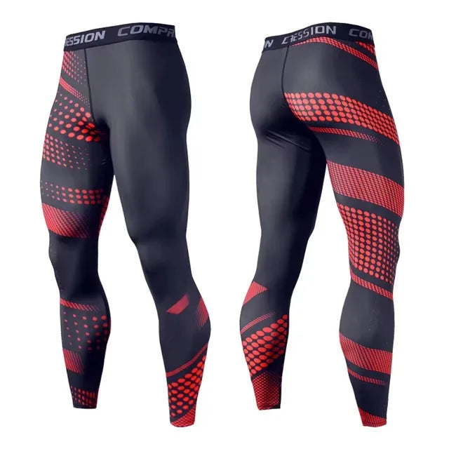 CoreFlex Men's Compression Training Leggings - Performance Sportswear
