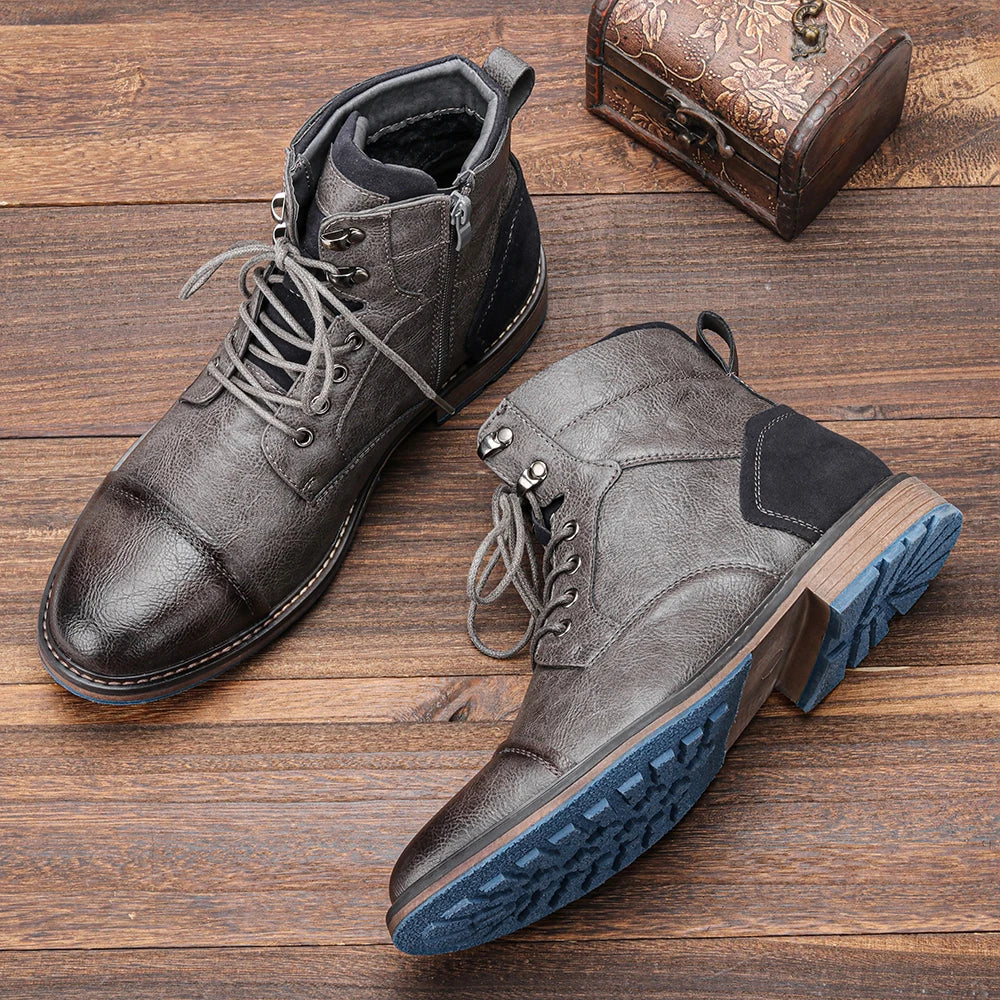 Frontier Leather Boots – Durable Men’s Classic Outdoor Footwear