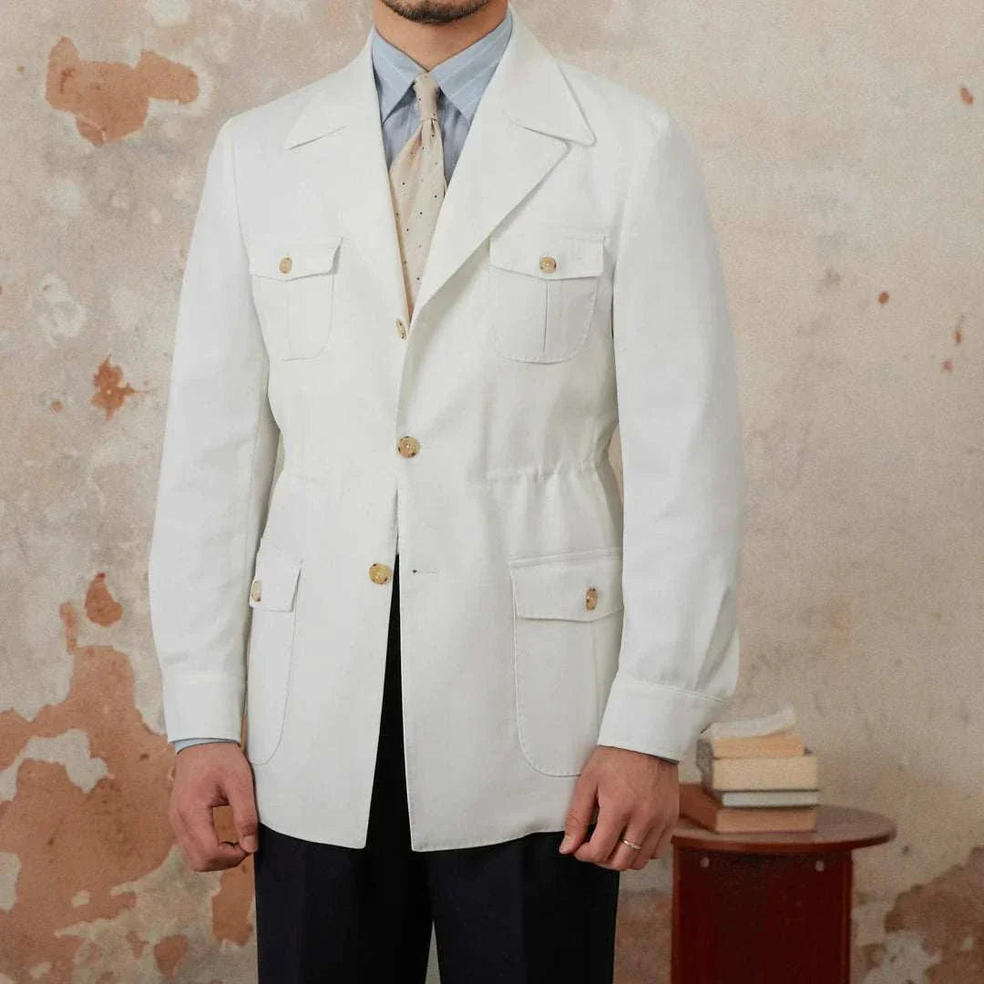Old Money Vintage Coat for Men – Classic Autumn Jacket