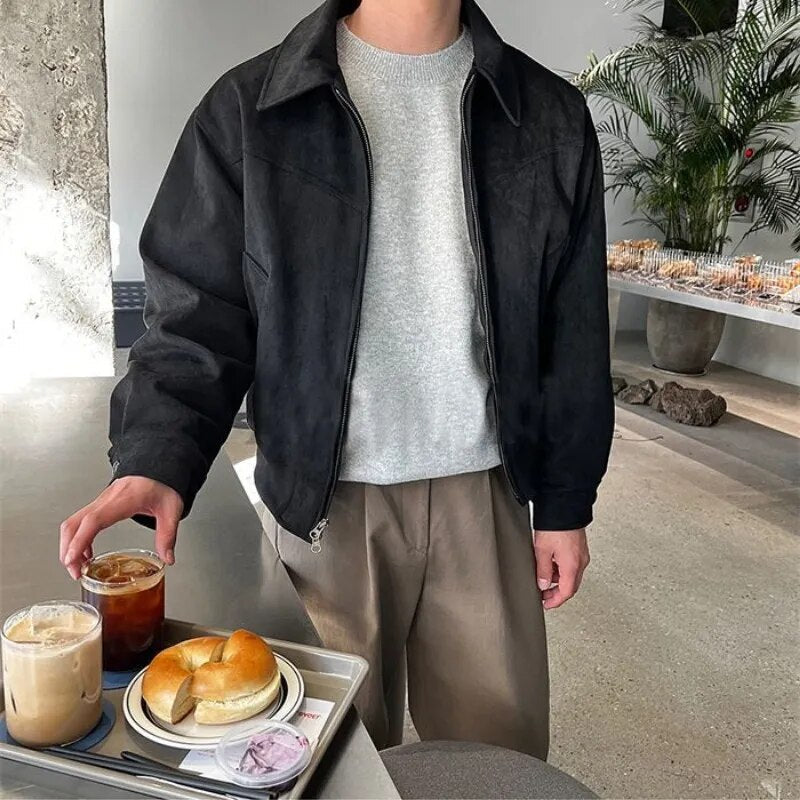 Vintage Men’s Casual Jacket – Classic Lightweight Outerwear