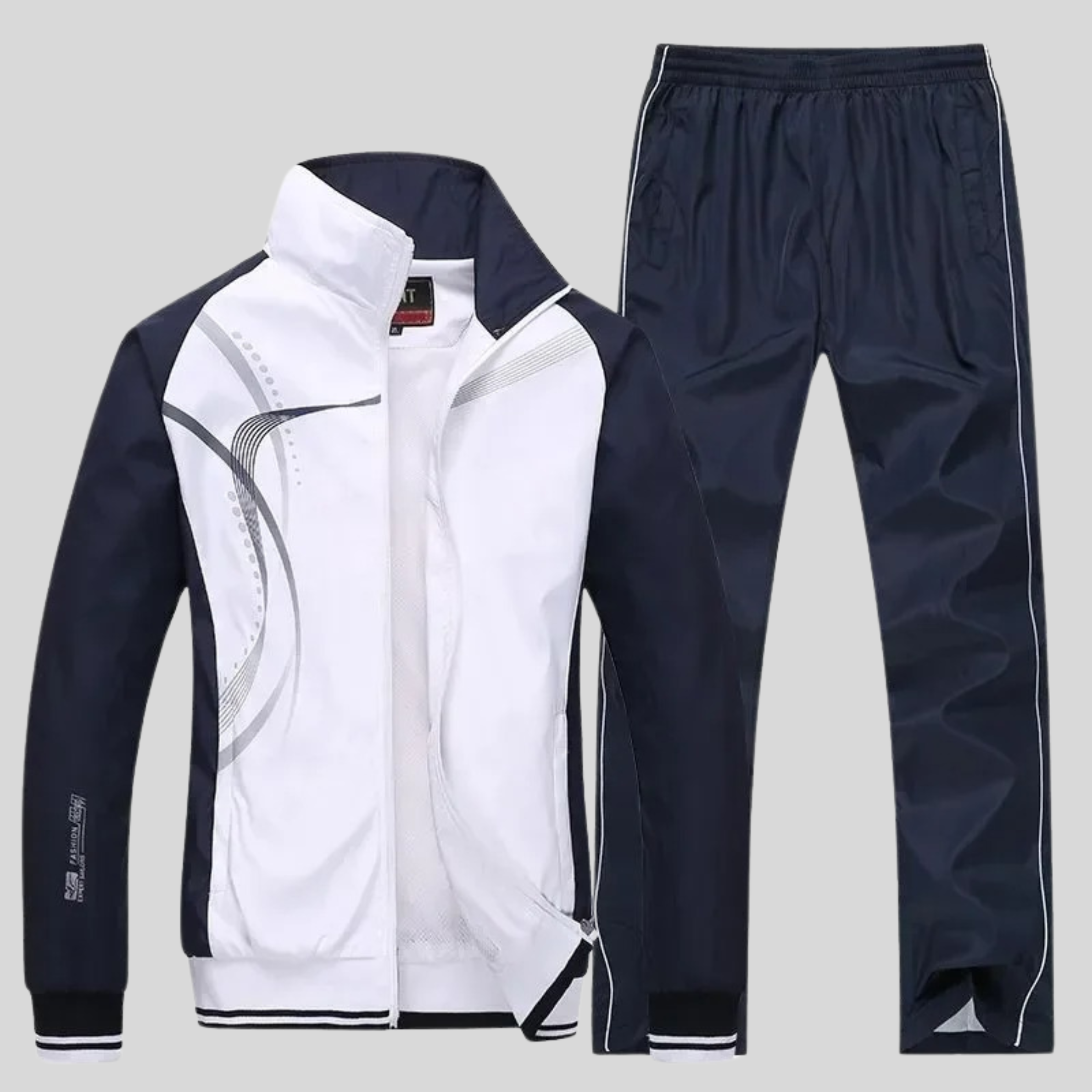 Men’s Sportswear Set – Two-Piece Athletic Tracksuit for Training and Casual Wear