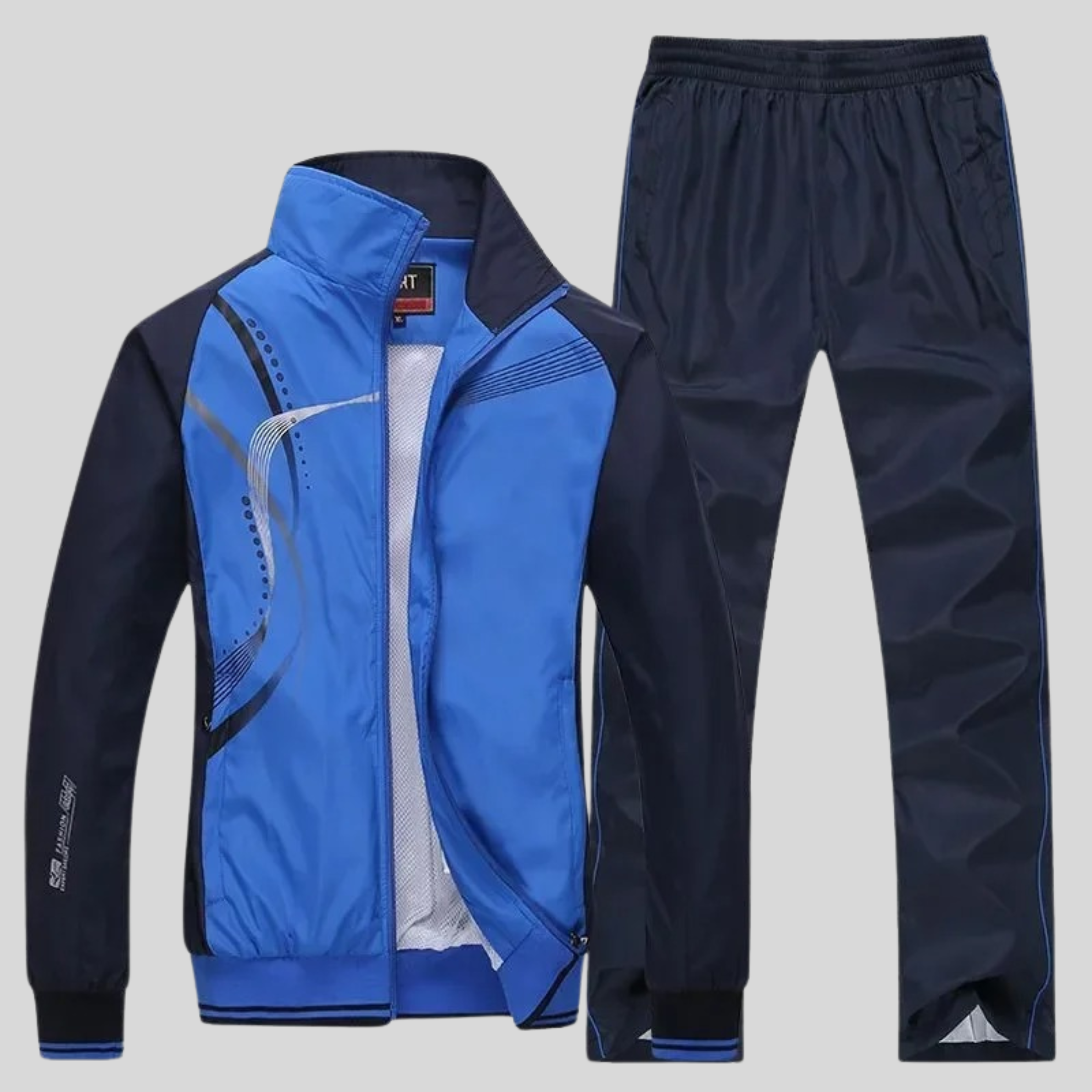 Men’s Sportswear Set – Two-Piece Athletic Tracksuit for Training and Casual Wear