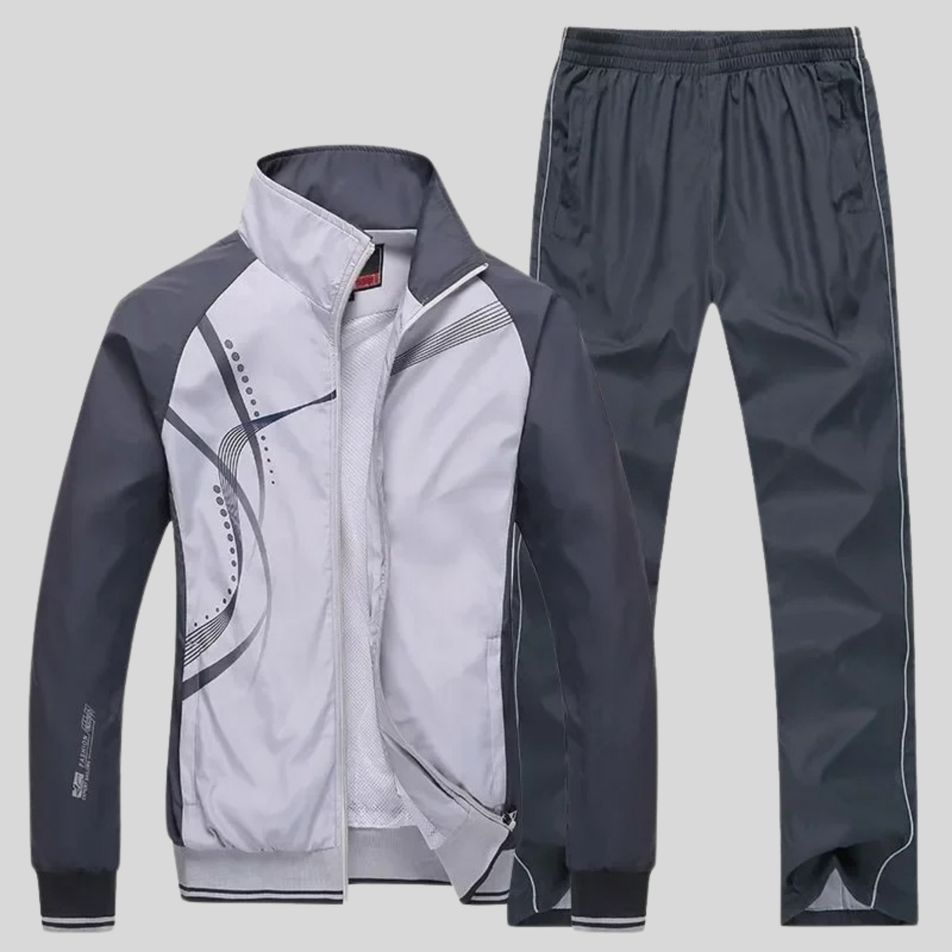 Men’s Sportswear Set – Two-Piece Athletic Tracksuit for Training and Casual Wear