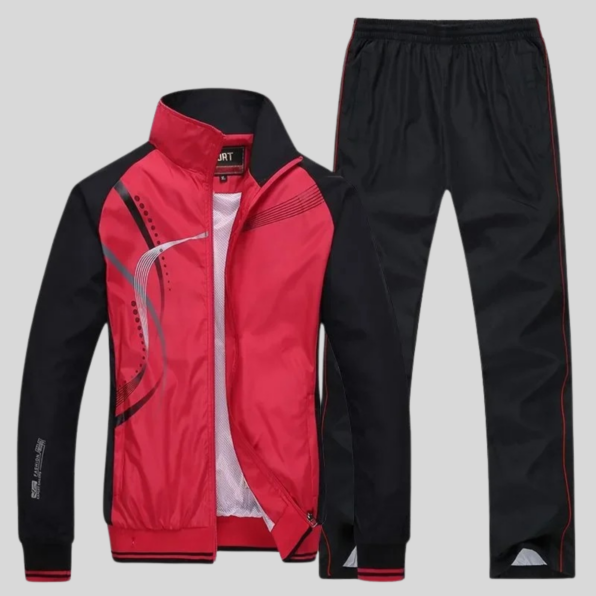 Men’s Sportswear Set – Two-Piece Athletic Tracksuit for Training and Casual Wear