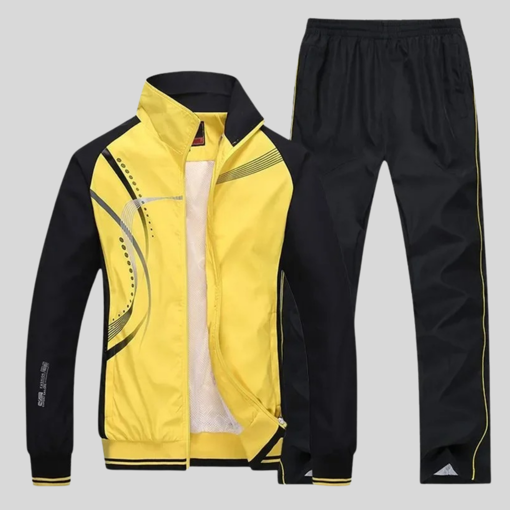 Men’s Sportswear Set – Two-Piece Athletic Tracksuit for Training and Casual Wear