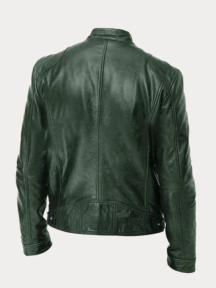 Casual Leather Jacket for Men | Stylish, Comfortable, Durable