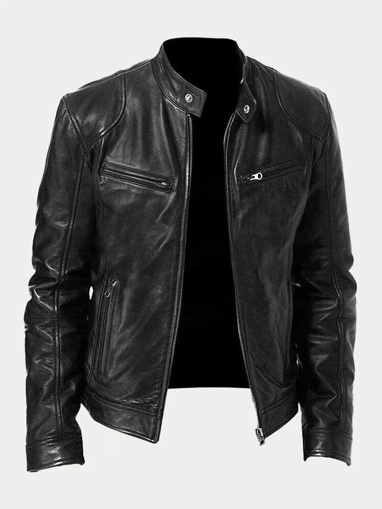 Casual Leather Jacket for Men | Stylish, Comfortable, Durable