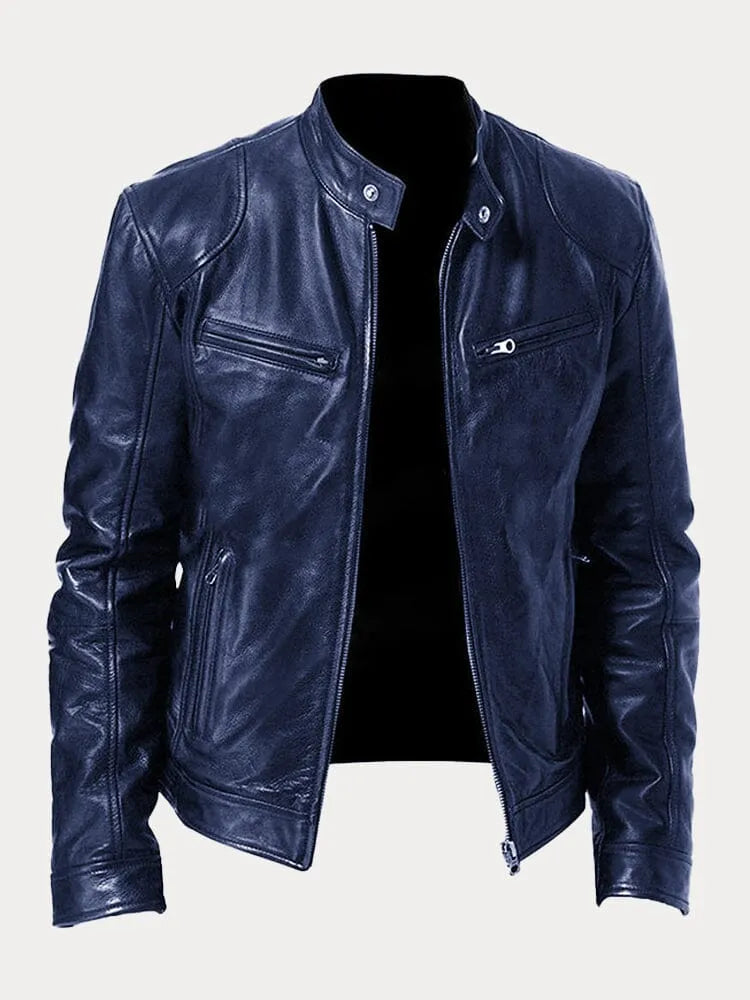 Casual Leather Jacket for Men | Stylish, Comfortable, Durable