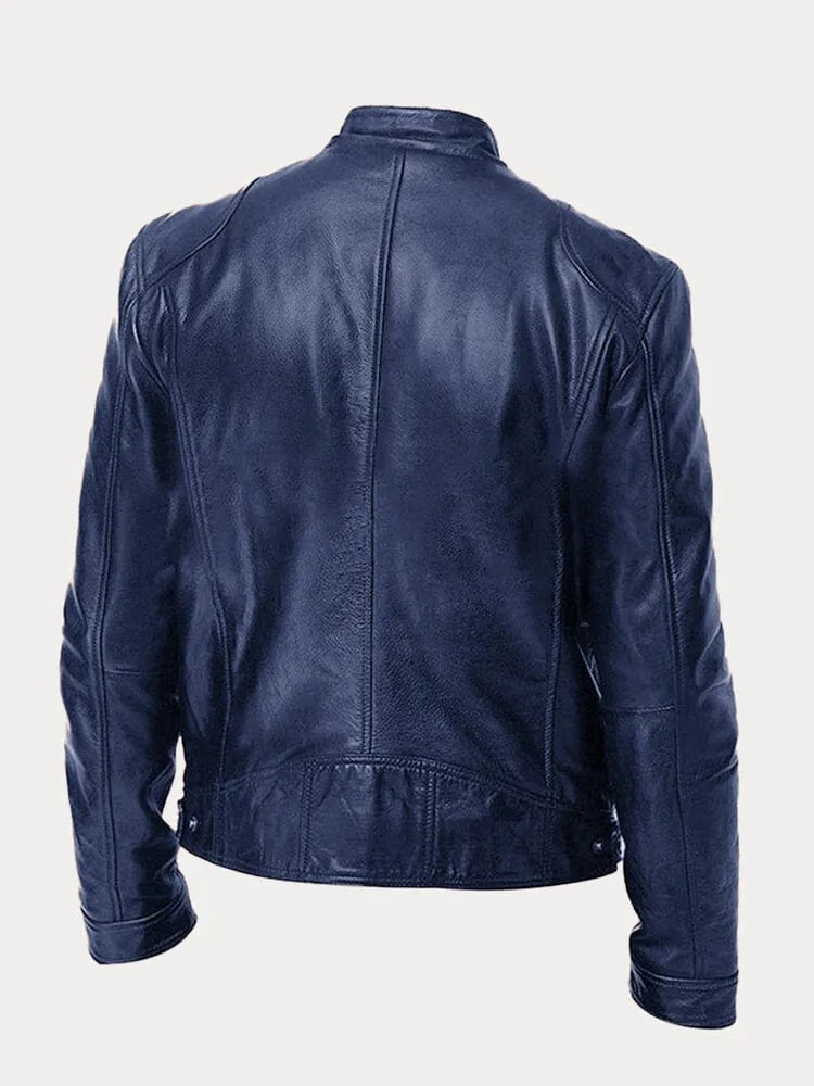 Casual Leather Jacket for Men | Stylish, Comfortable, Durable