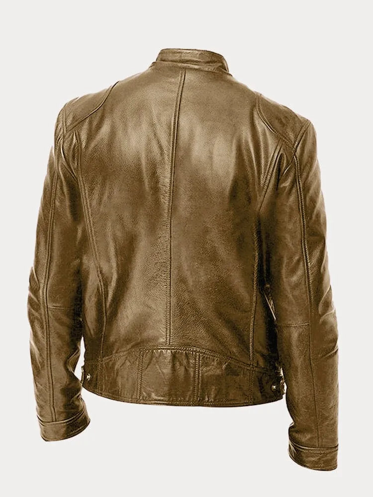 Casual Leather Jacket for Men | Stylish, Comfortable, Durable