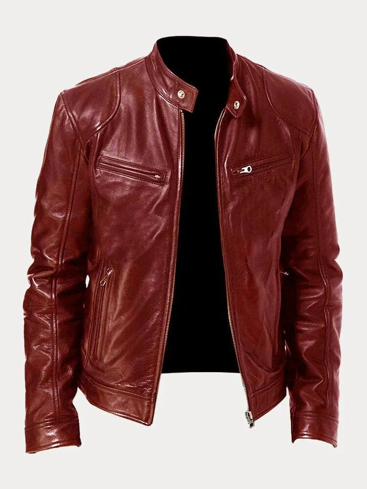 Casual Leather Jacket for Men | Stylish, Comfortable, Durable