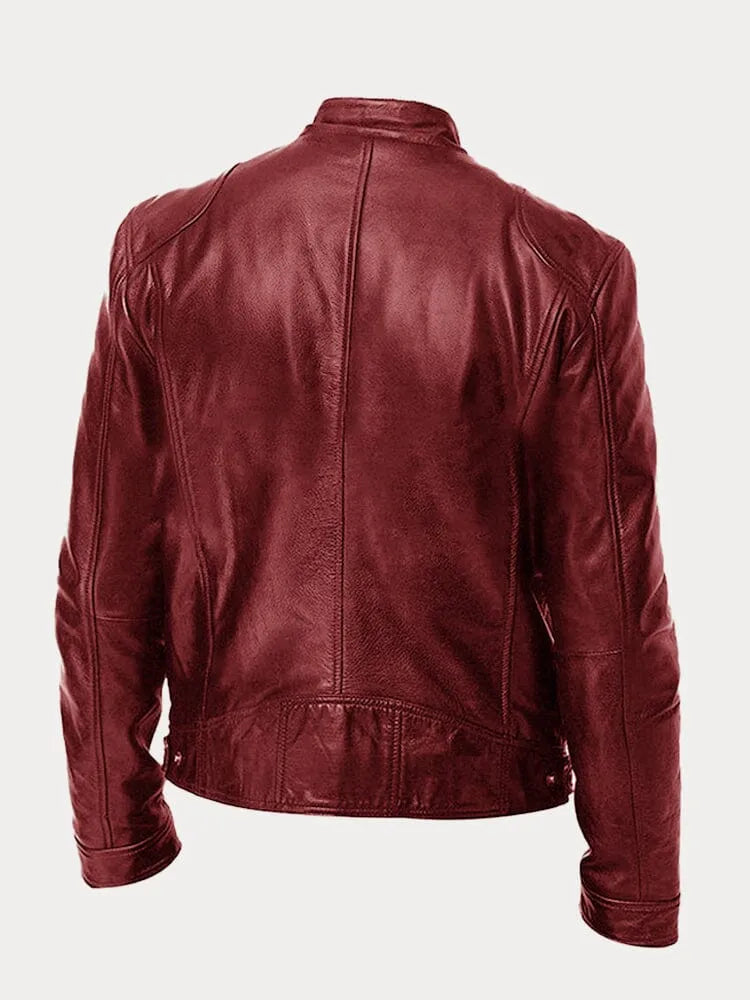 Casual Leather Jacket for Men | Stylish, Comfortable, Durable
