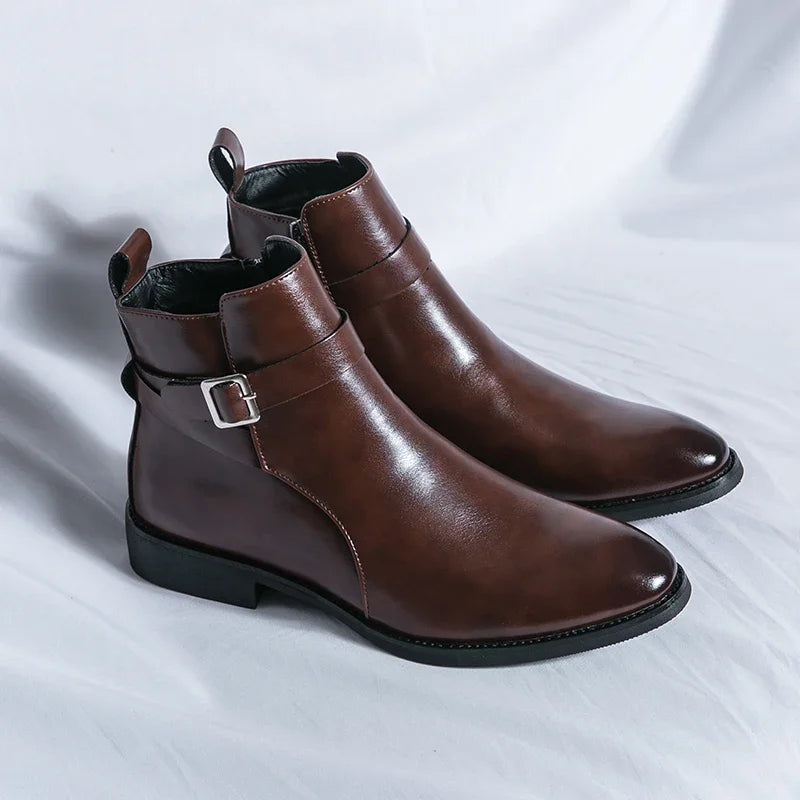 Men’s Chelsea Boots – Premium Genuine Leather, Comfortable Fit