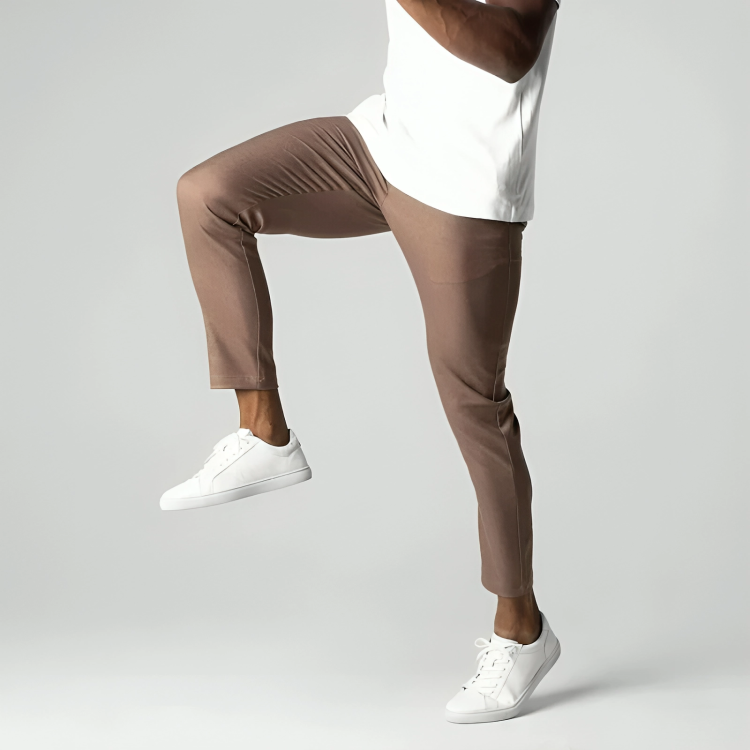 Reid Men’s Stretch Chino Pants – Comfortable Slim Fit Trousers