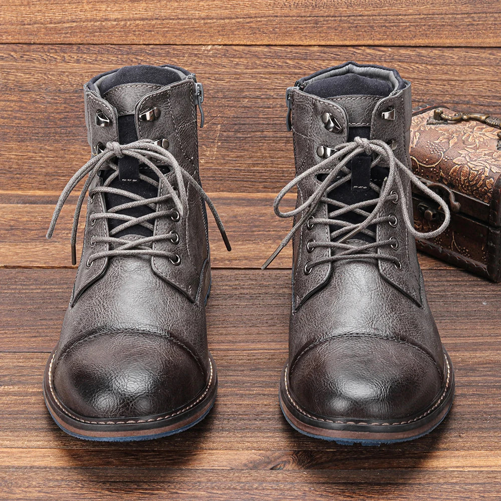 Frontier Leather Boots – Durable Men’s Classic Outdoor Footwear