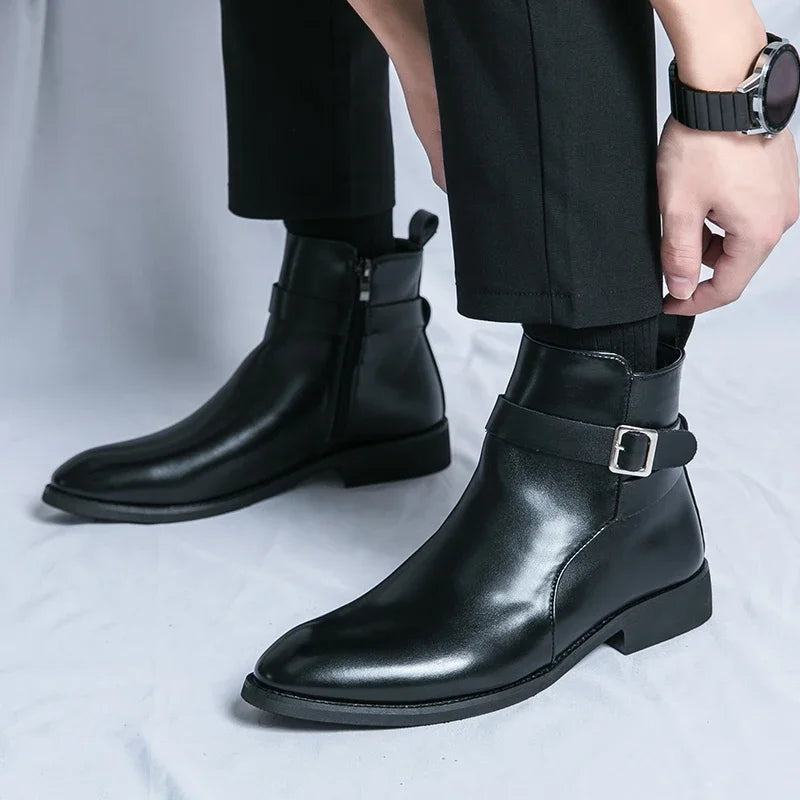 Men’s Chelsea Boots – Premium Genuine Leather, Comfortable Fit