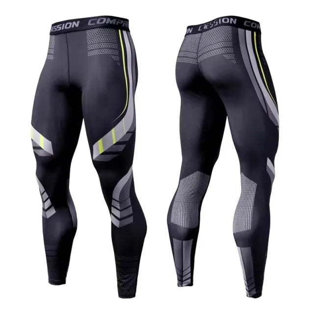 CoreFlex Men's Compression Training Leggings - Performance Sportswear