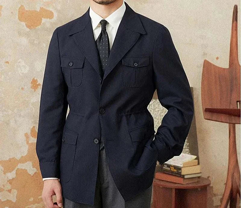 Old Money Vintage Coat for Men – Classic Autumn Jacket
