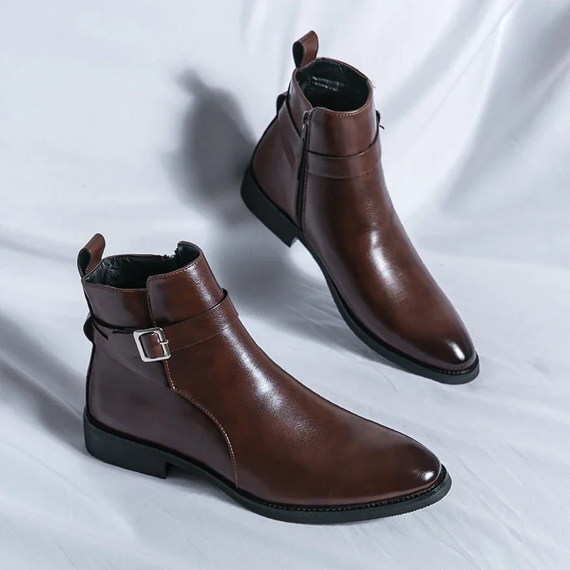 Men’s Chelsea Boots – Premium Genuine Leather, Comfortable Fit