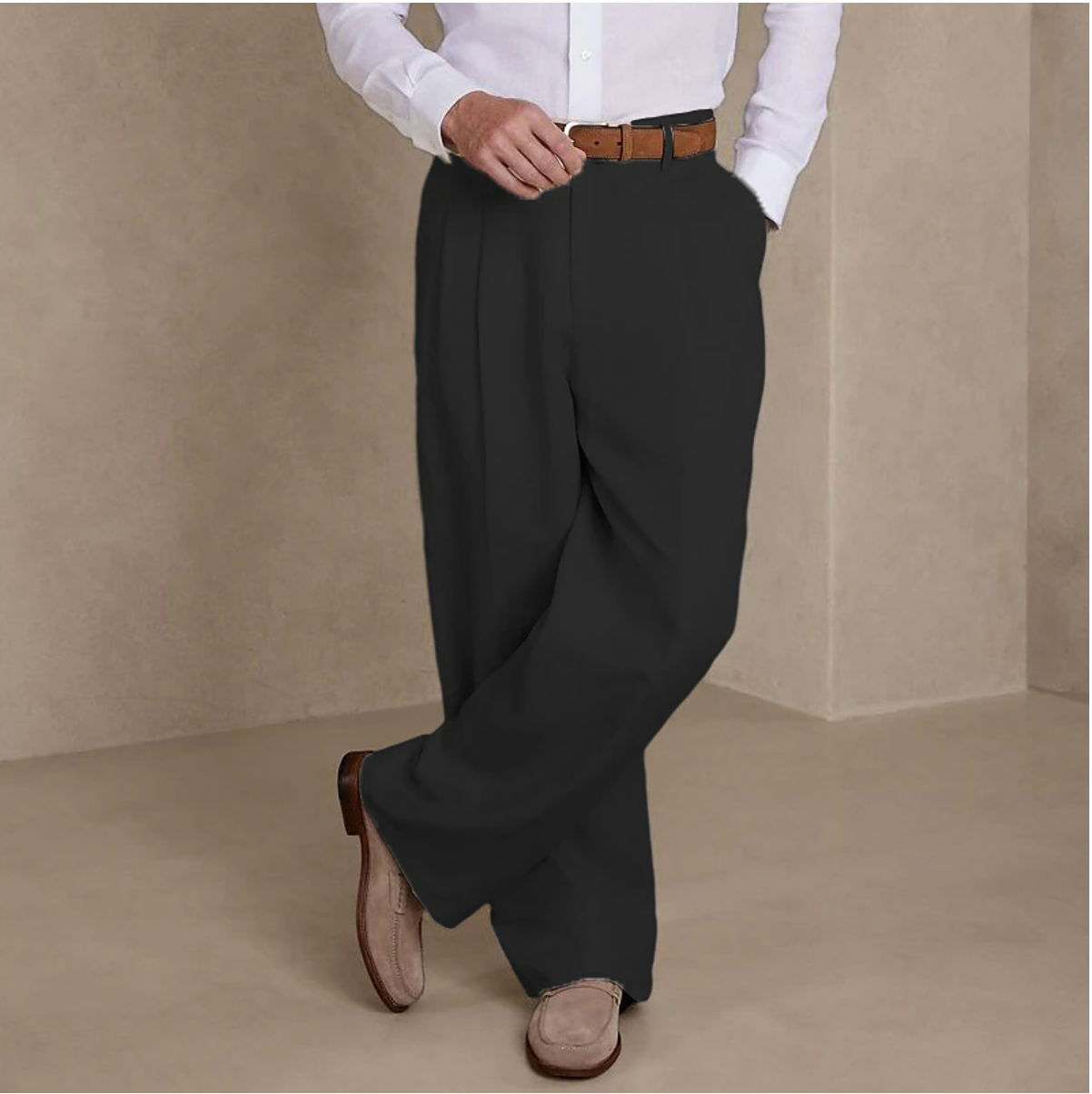 Men’s Lightweight Summer Trousers – Breathable Casual Pants for Warm Weather