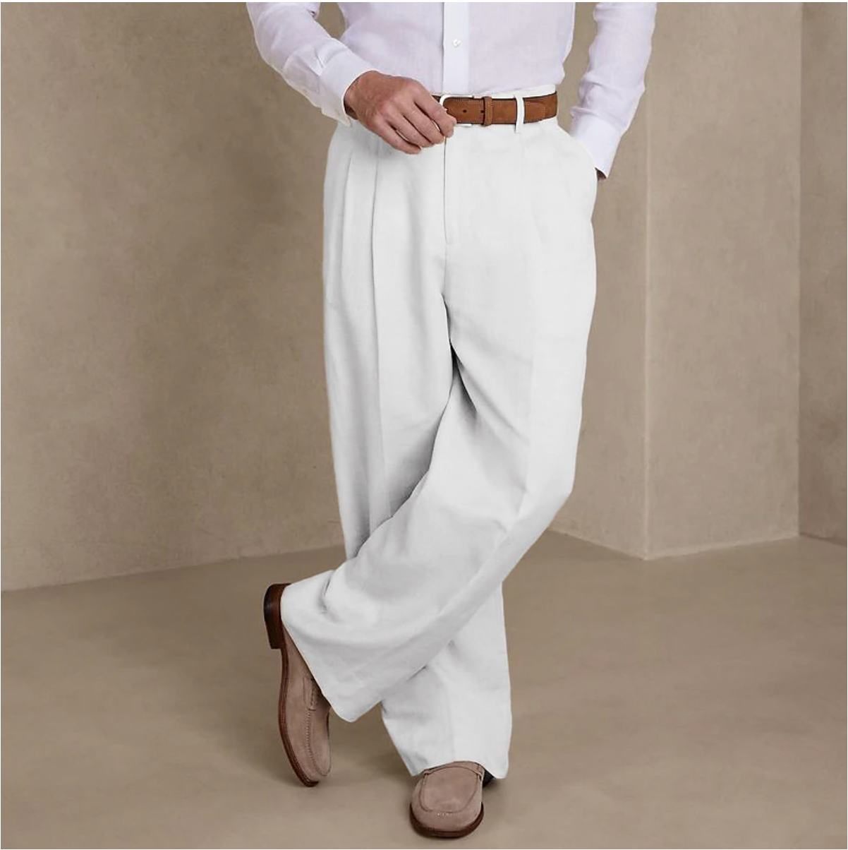 Men’s Lightweight Summer Trousers – Breathable Casual Pants for Warm Weather