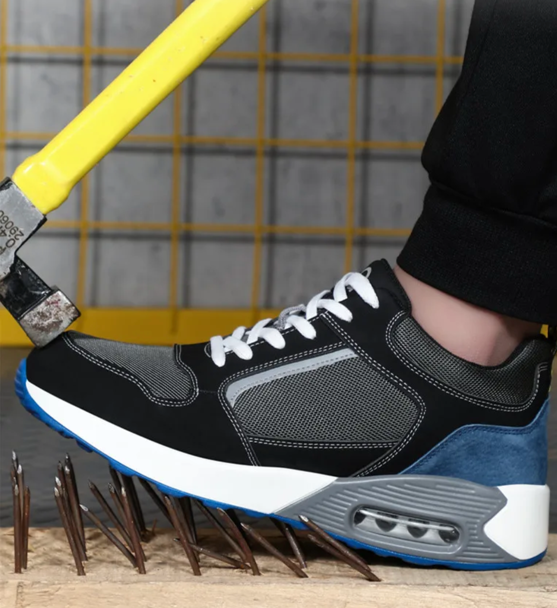 Orthopedic Work Safety Shoes – Unisex Steel Toe Protective Footwear for All-Day Comfort