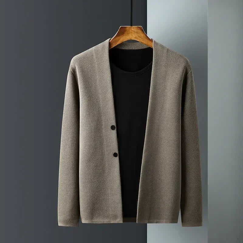 Enzo Cardigan – Men’s Classic Knit Button-Up Sweater