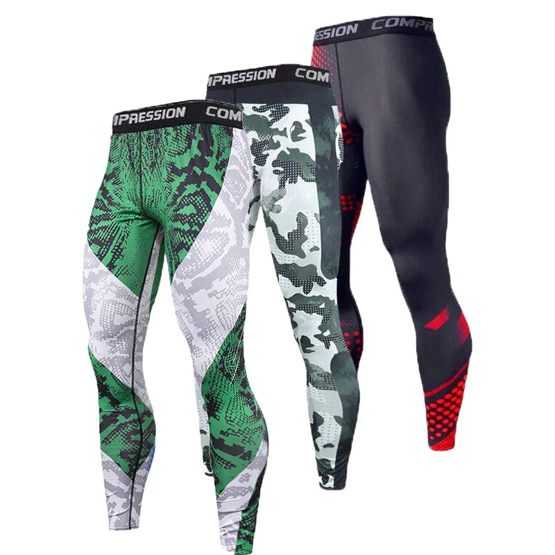 CoreFlex Men's Compression Training Leggings - Performance Sportswear