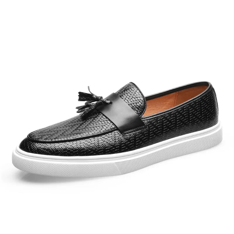 Julien Casual Leather Loafers – Classic Men’s Slip-On Dress Shoes