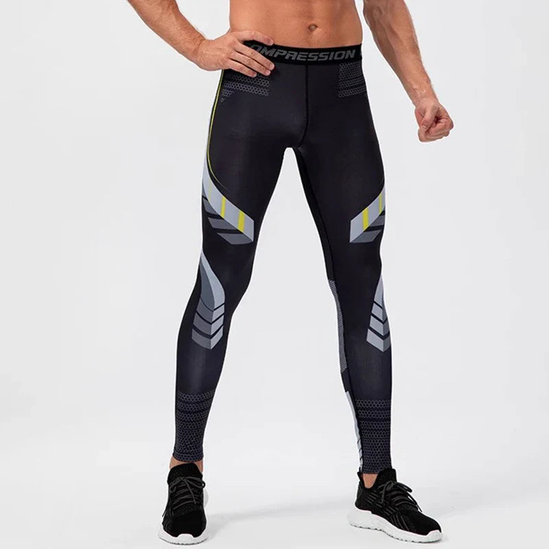 CoreFlex Men's Compression Training Leggings - Performance Sportswear
