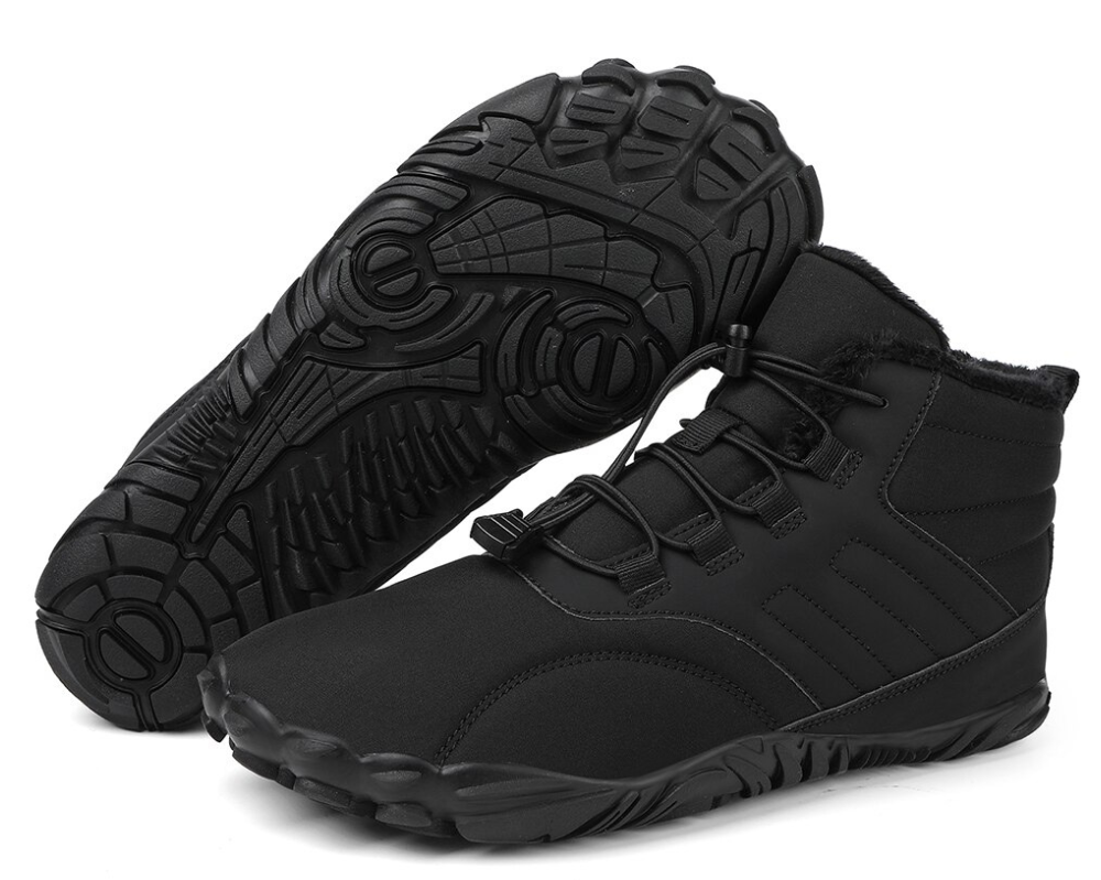 Unisex Winter Barefoot Shoes – Flexible Sole Warm Minimalist Sneakers