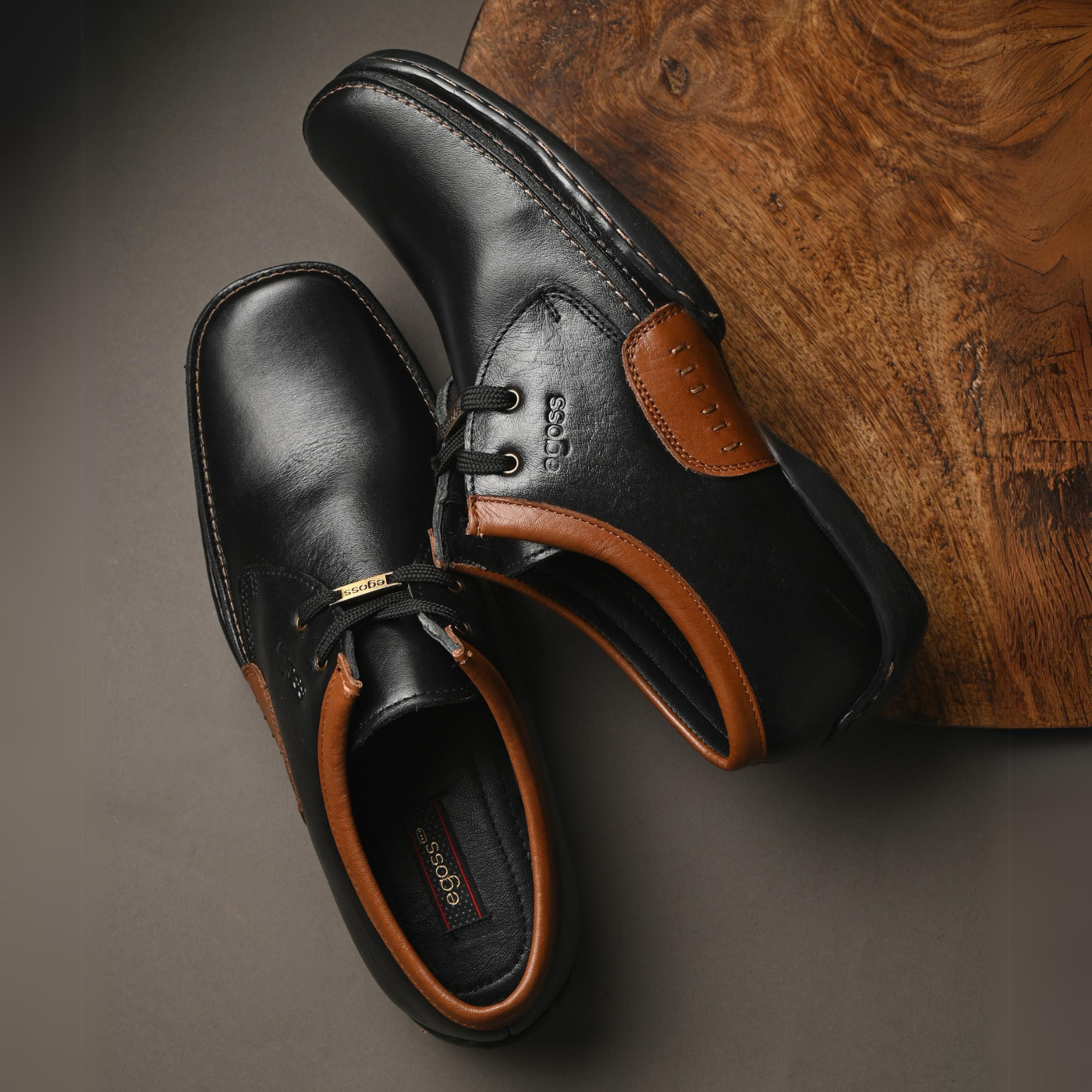 Casual Derby Lace Up Leather Shoes For Men