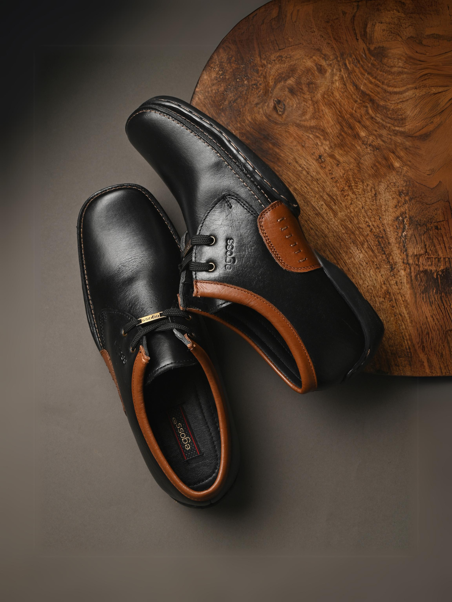 Casual Derby Lace Up Leather Shoes For Men