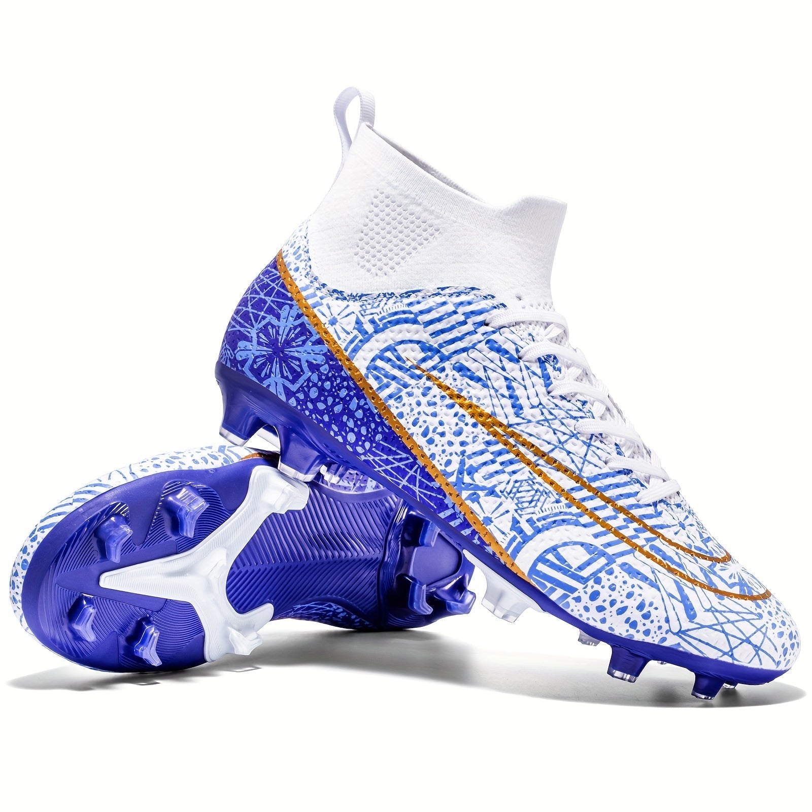 Men’s Football Boots with High Ankle Support and Enhanced Grip | Soccer Cleats for Turf & Grass