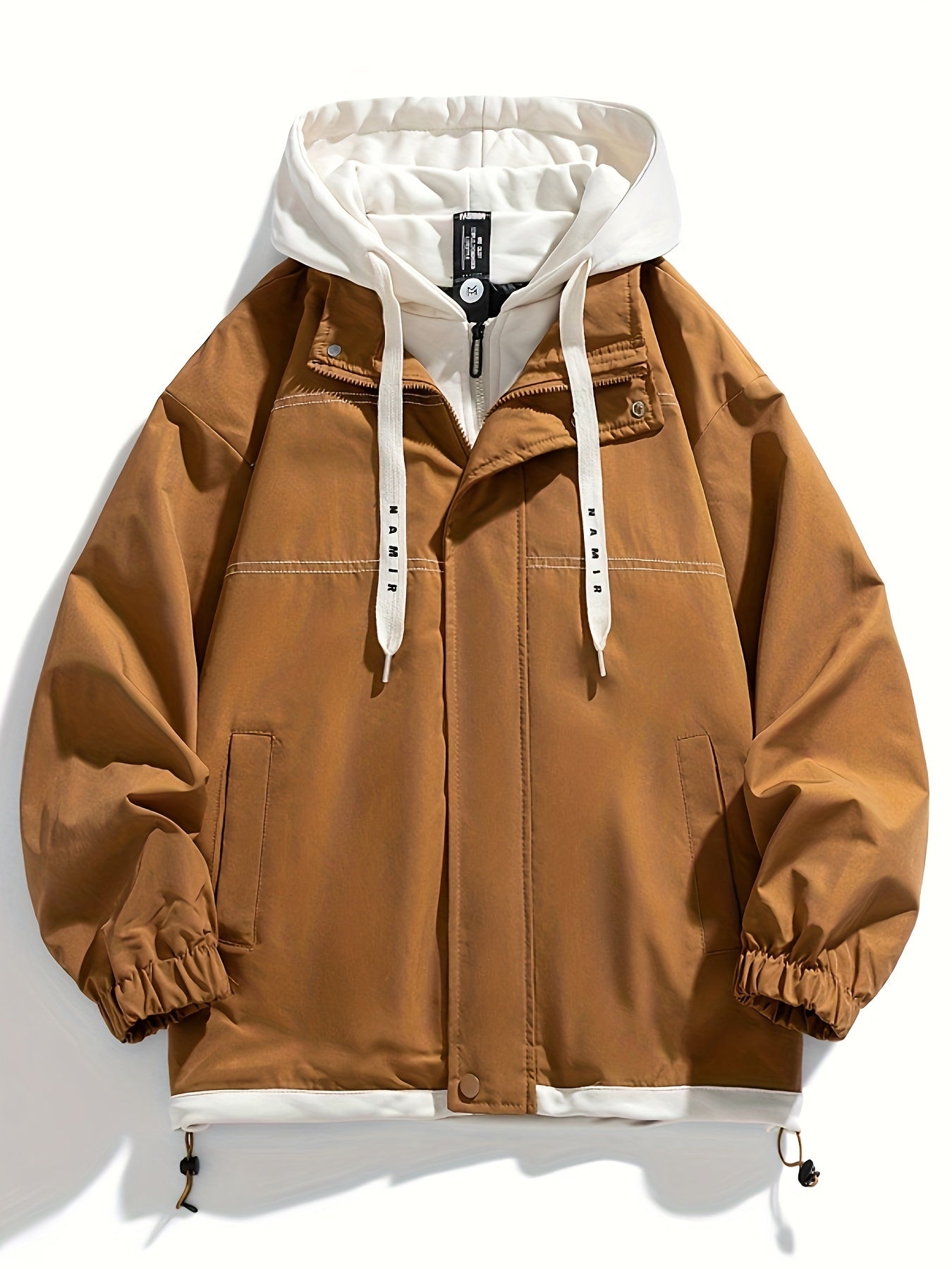 Maverick Layered Hoodie Jacket – Men’s Casual Zip-Up Hooded Jacket