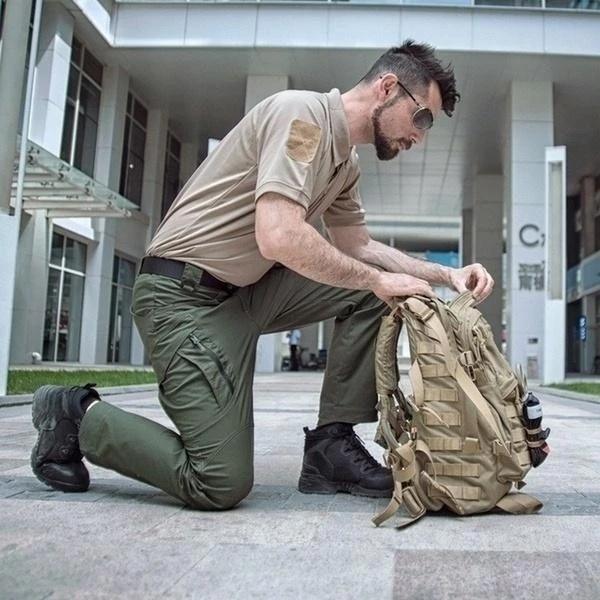 Men’s Stretch Cargo Pants – Casual Trousers with Multiple Pockets