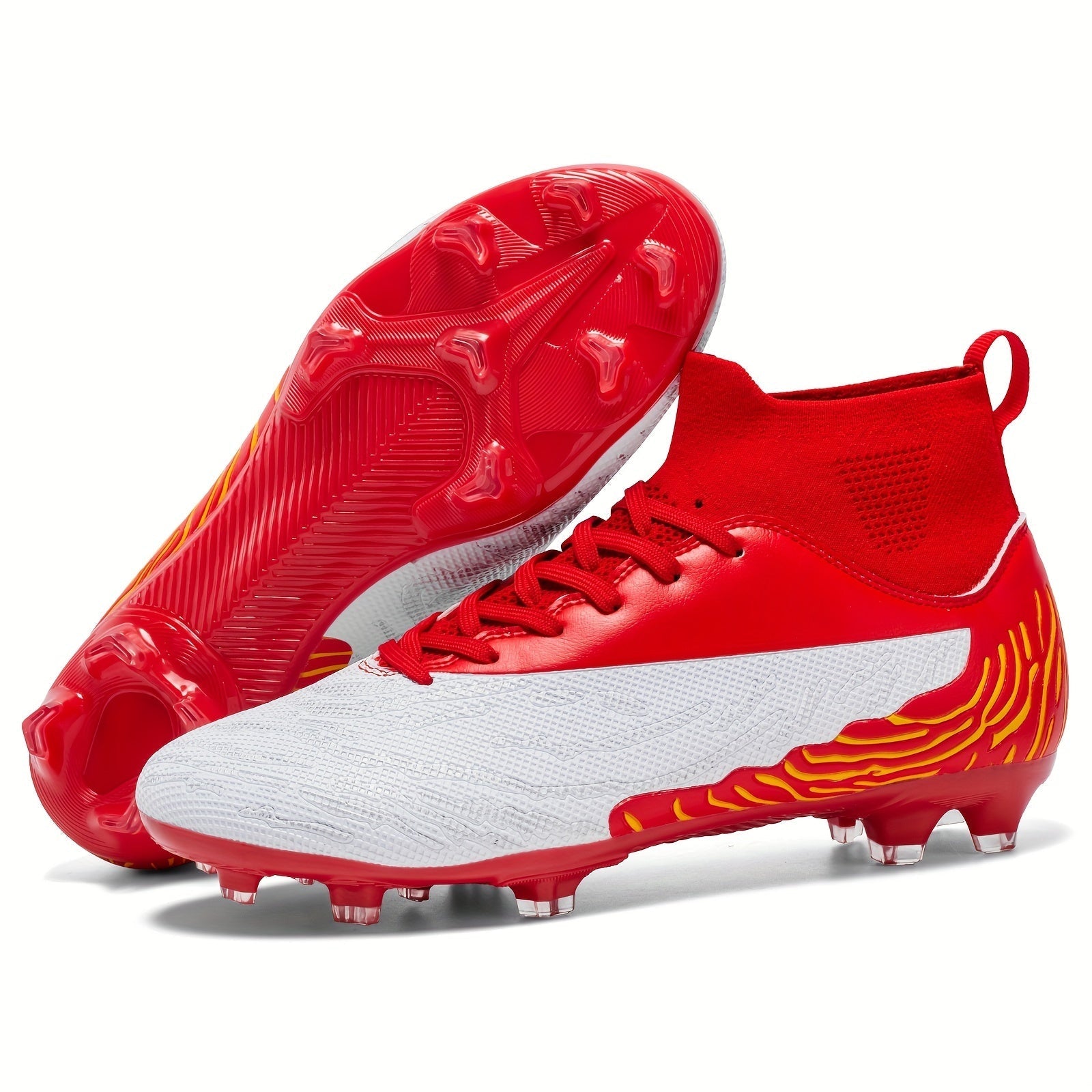 Men’s Football Boots with High Ankle Support and Enhanced Grip | Soccer Cleats for Turf & Grass
